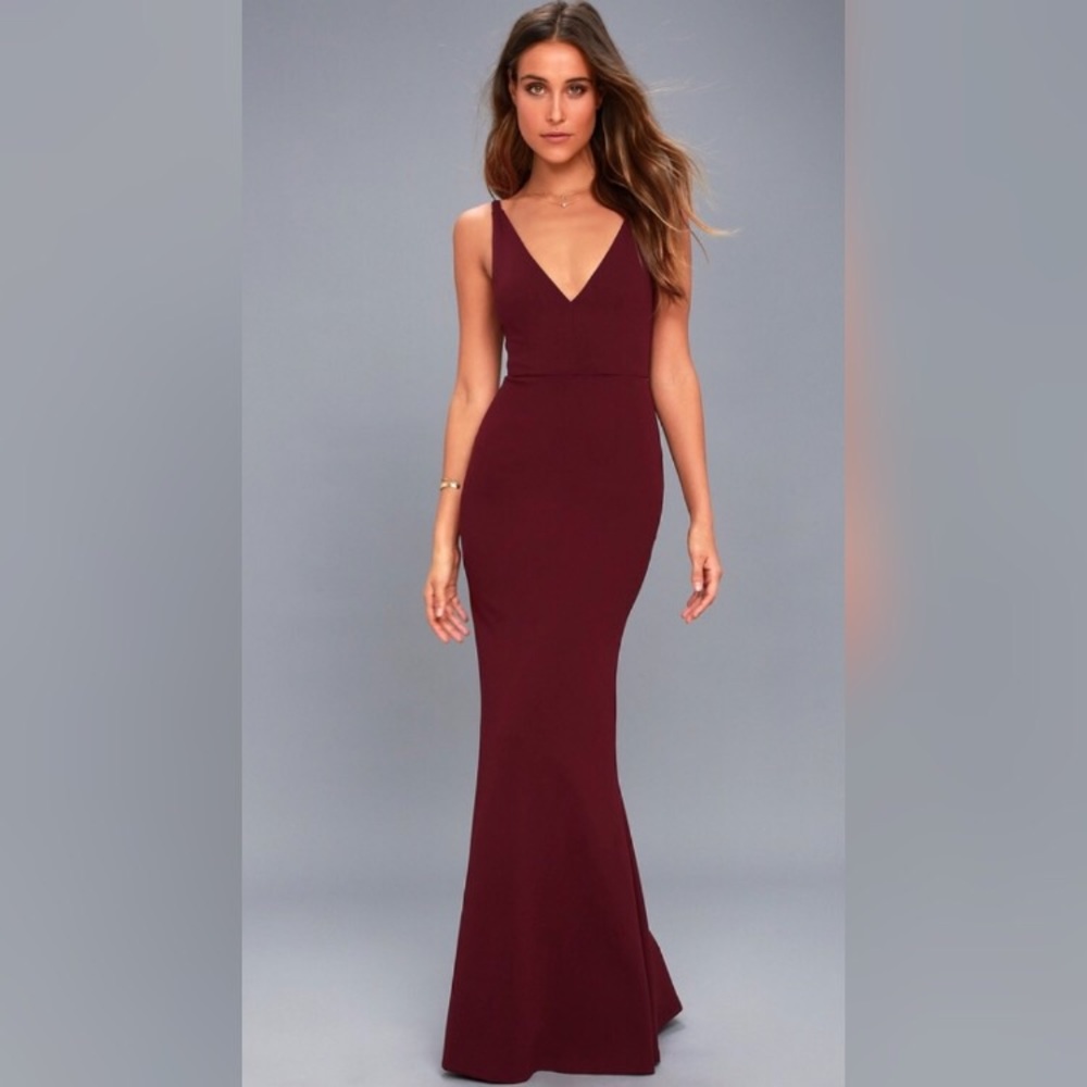 Lulu’s Melora Plum Purple Sleeveless Maxi Dress